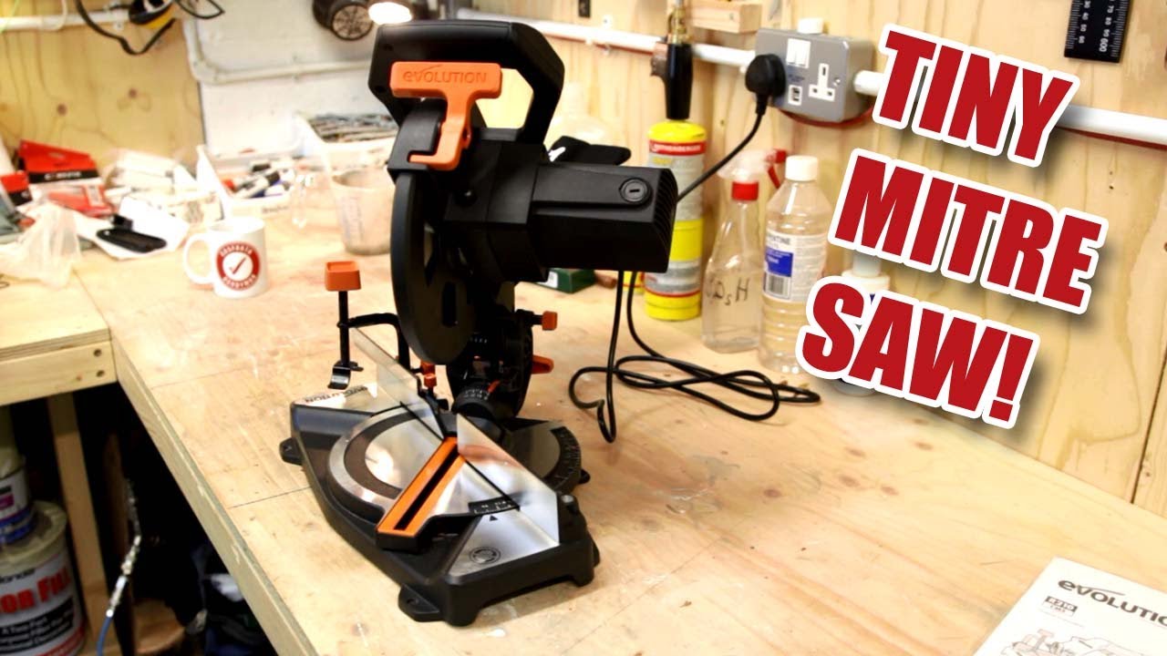 Evolution R210CMS Mitre Saw Unboxing & First Use