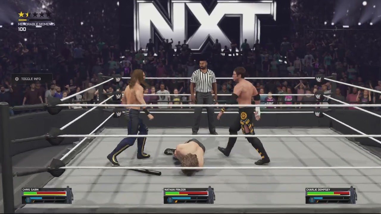 NATHAN FRAZER VS CHRIS  SABIN VS CHARLIE DEMPSY