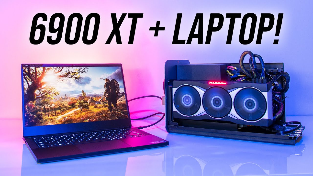 RX 6900 XT Gaming Laptop 🤯 3090 eGPU Comparison