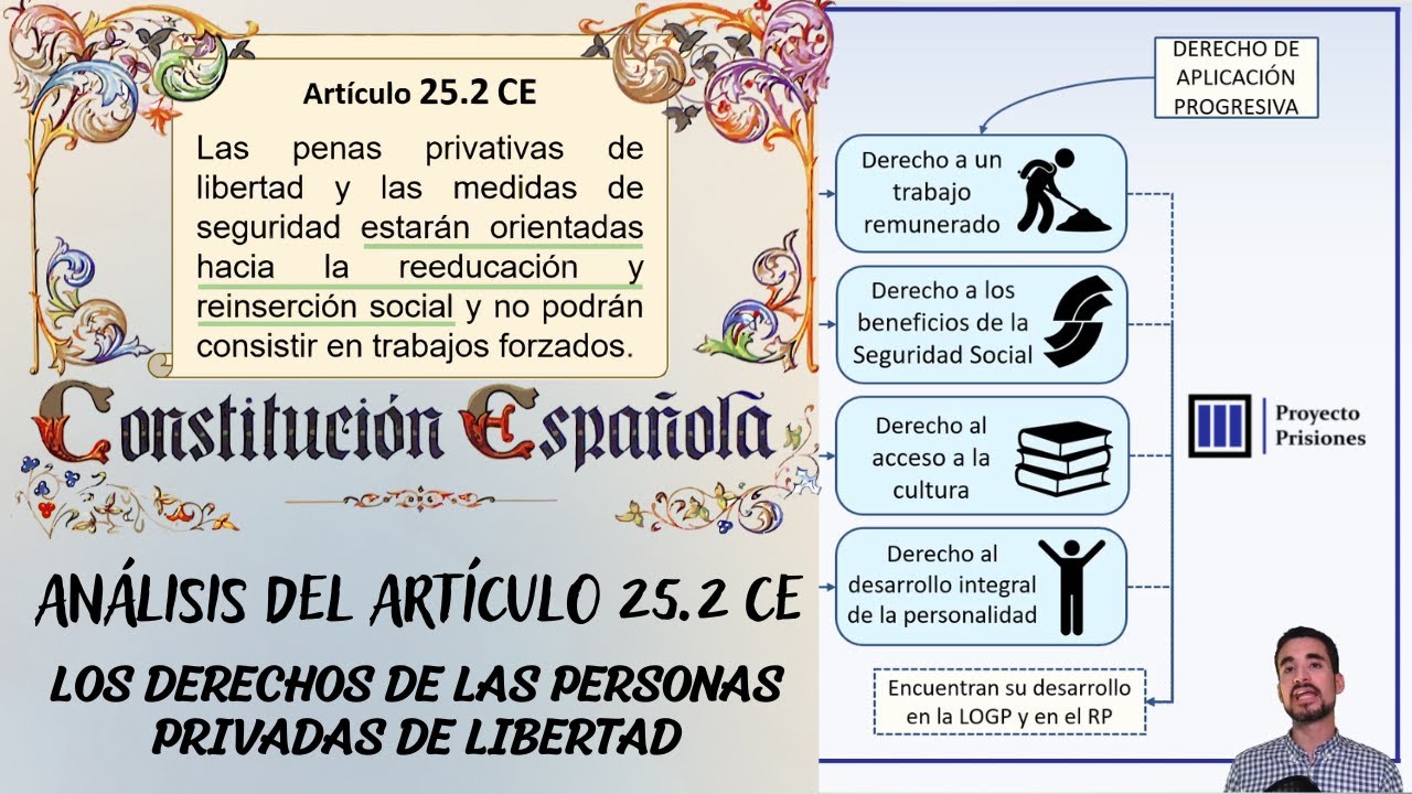 El artículo 25.2 de la Constitución Española