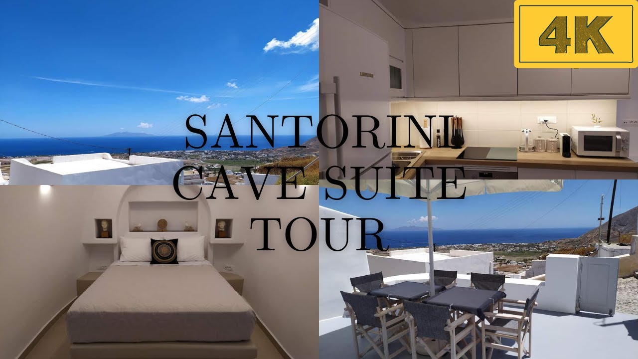 Home Tour in Santorini Cave Suite 4K #hometour #santorini #cavesuite
