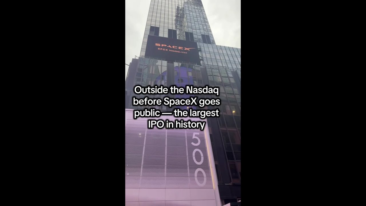 SpaceX IPO day 🚀