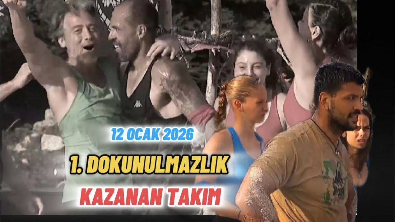 SURVİVOR 12 OCAK 2026 | 1.DOKUNULMAZLIK HANGİ TAKIM KAZANDI? KAZANAN TAKIM BELLİ OLDU.