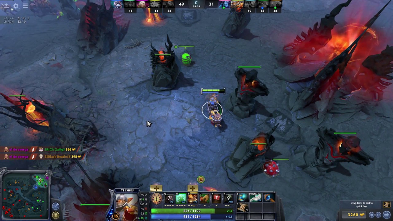 Dota 2 - Techies Tutorial 7.01 Update