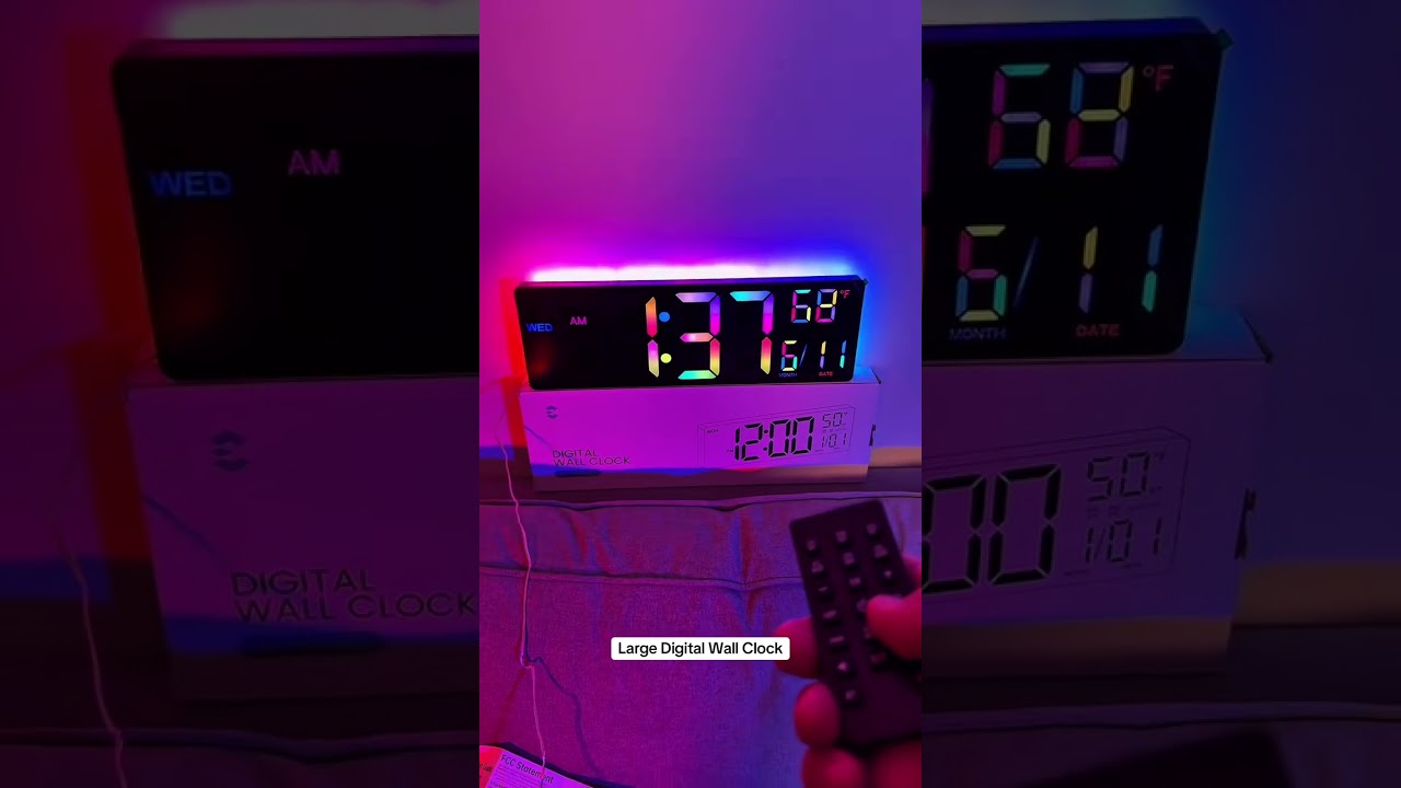 I absolutely LOVE this 16.5in Large Digital Wall Clock