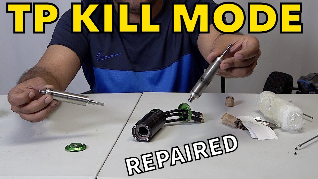 TP motor repair  TP2900 kV new shaft