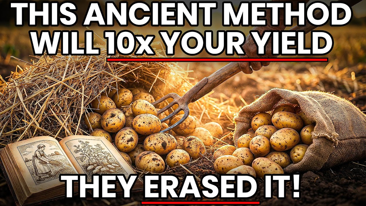 Увеличьте урожай в 10 раз навсегда. Скрытый древний метод выращивания картофеля!