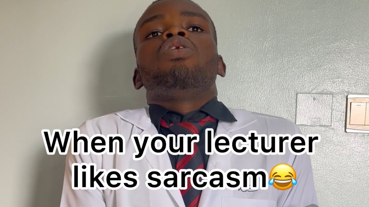 When your lecturer likes sarcasm😭😂..#relatable #lol #comedy #medicalstudent #doctors #nursingstudent