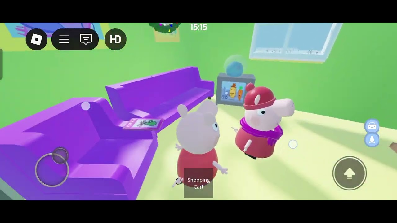 Day in a life as Peppa pig ( Chirstmas day )