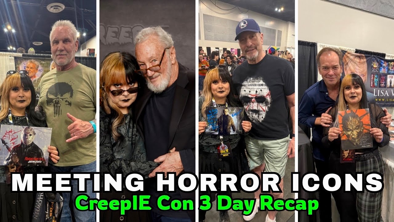 Meeting Horror Legends: Robert Englund, Ken Kirzinger, and more! CreepIE Con 3 day recap!