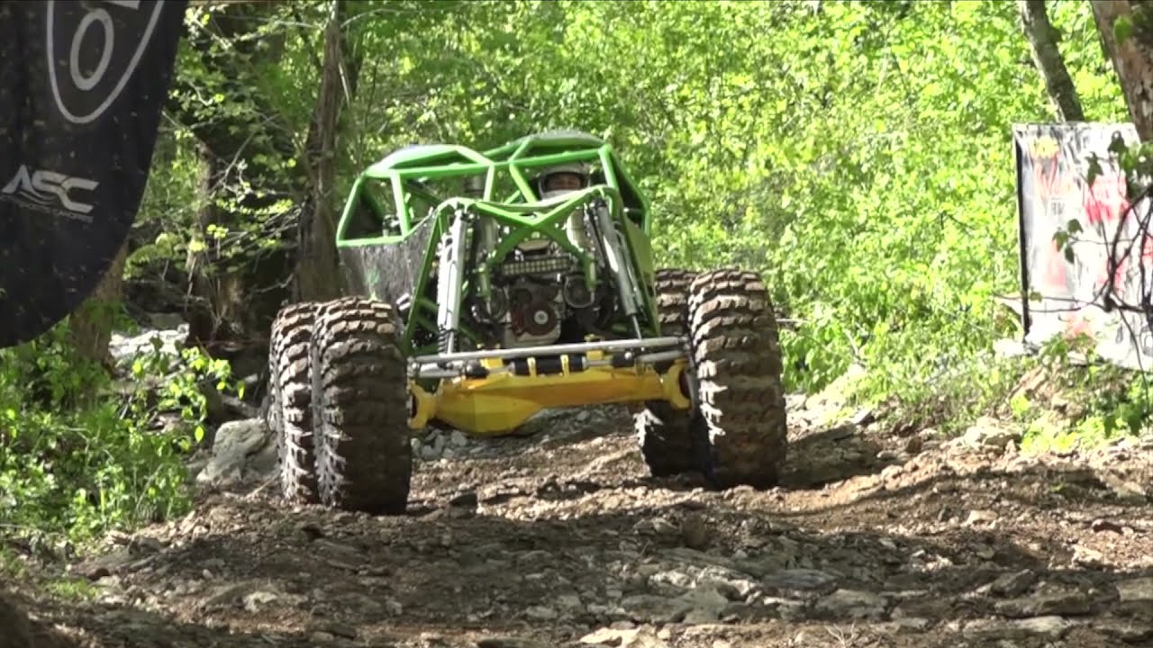 Justin Williams behind the wheel of a Reject Fab Buggy