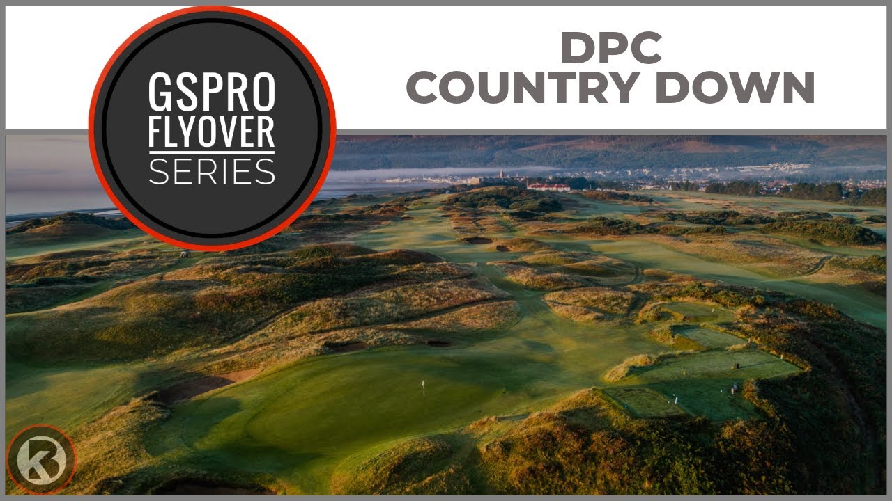 Пролёт трассы GSPro — DPC Country Down — разработано simplyme80