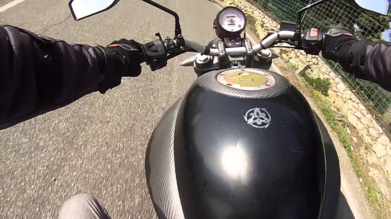 cagiva raptor 125 on board with friends