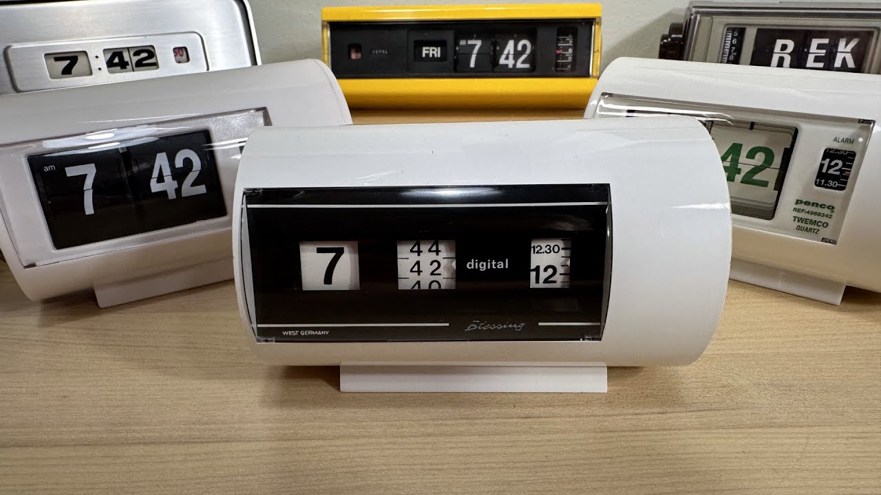 The Blessing Digital clock and its flip clock clones