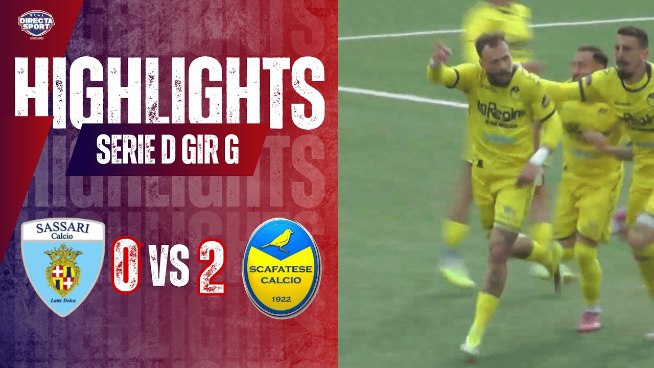 Calcio Serie D Gir. G - Sassari Calcio Latte Dolce-Scafatese 0-2 (Highlights)