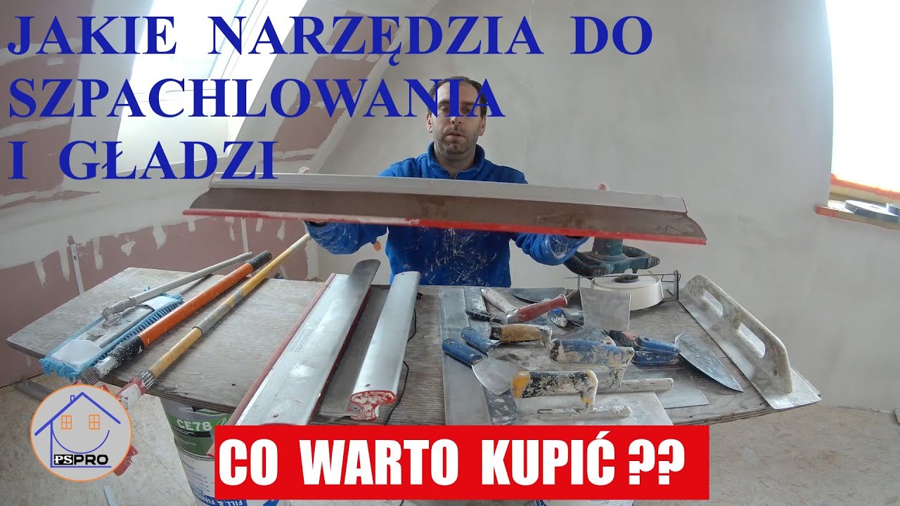 JAKIE NARZĘDZIA DO GŁADZI I SZPACHLOWANIA? noże szpachle pióra i wałki do gładzi. Czym robić gładz?