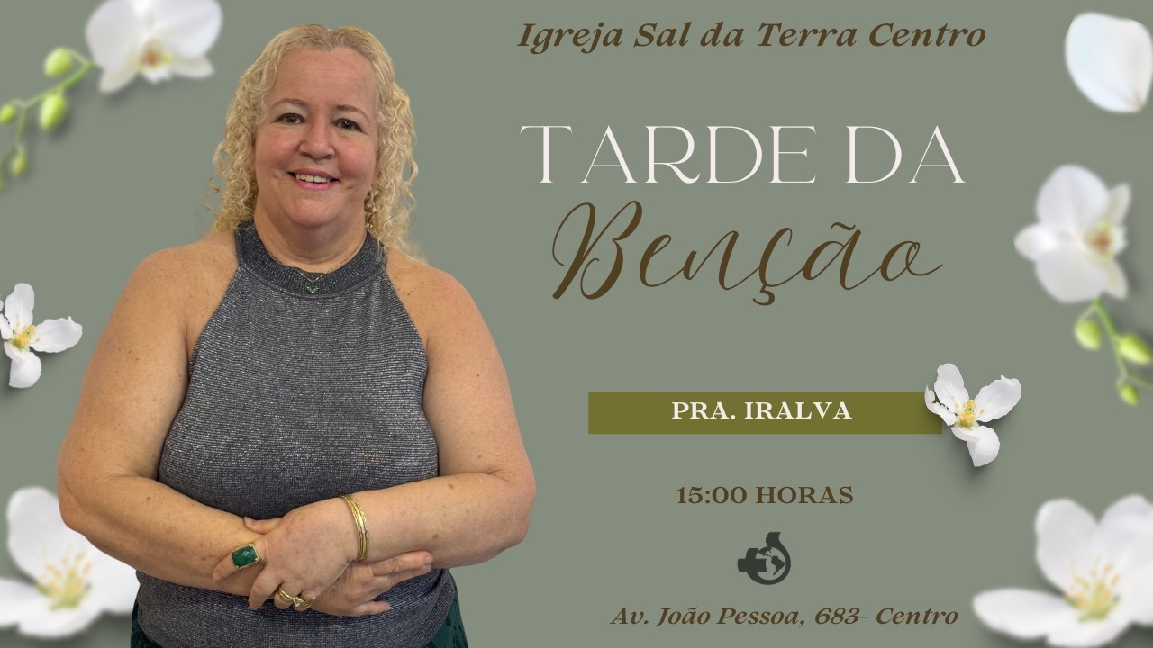 Culto  Tarde da Benção | Santa Ceia | Pra: Iralva | 04 de Março de 2026