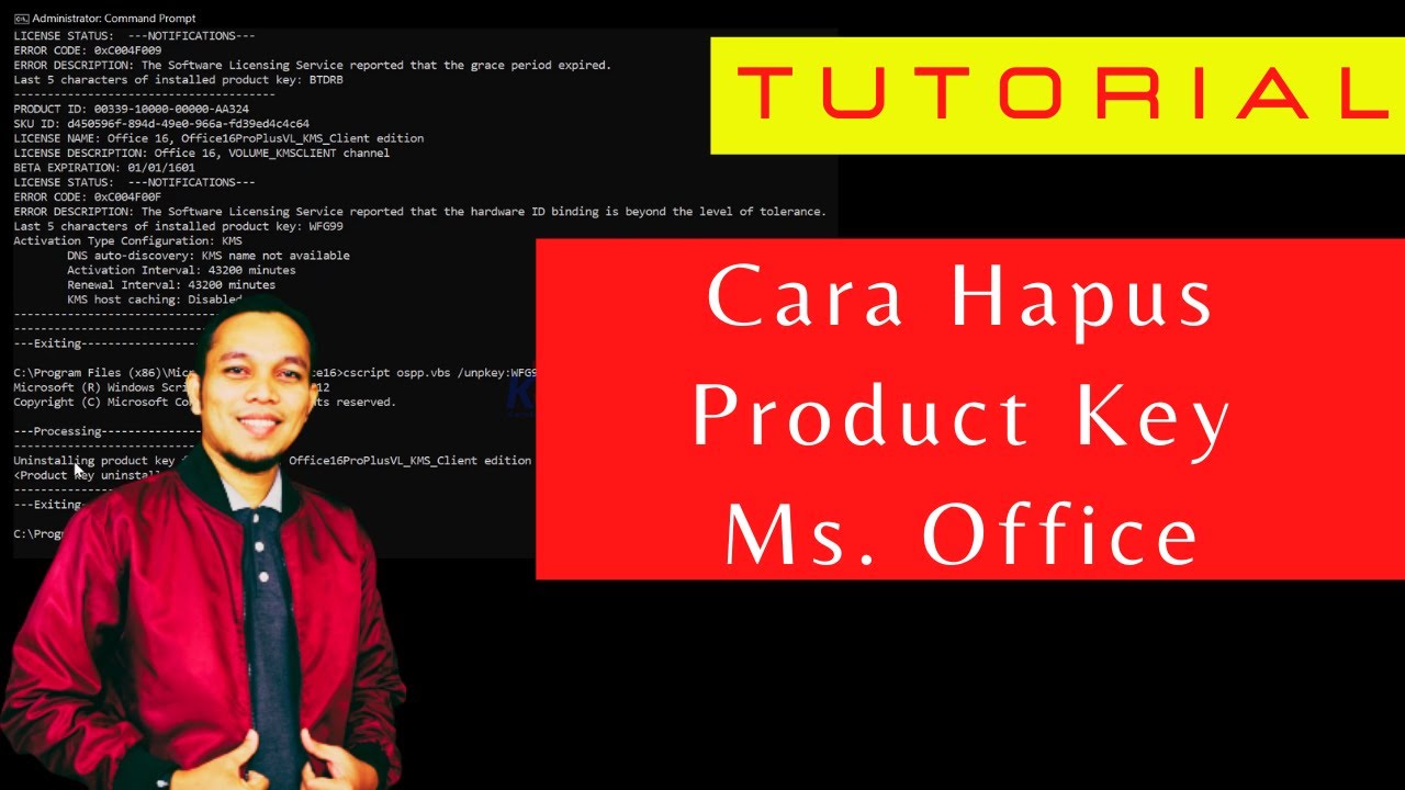 Cara Hapus Product Key Ms  Office yang Sudah Expired