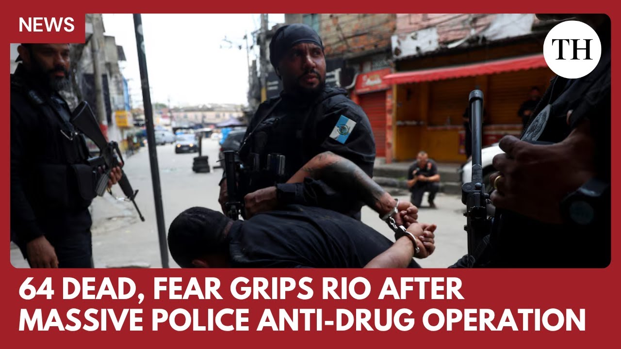 Massive anti-drug operation in Rio leaves 64 dead, 81 arrested