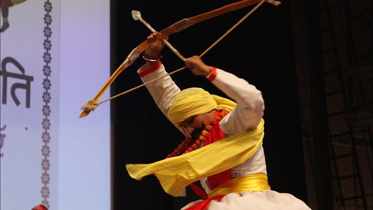 Pandav nirtya HNBGU annual function Dance performance #explorepage #new #folkdance #pandav #hnbgu