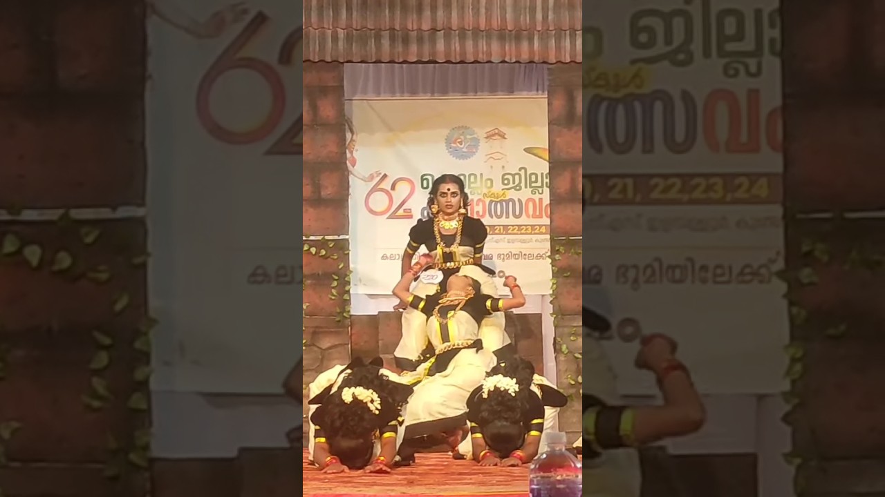 Curtain Error 😨 Kollam District kalolsavam 1st Neeli group dance 2023 #groupdance #kalolsavam2023