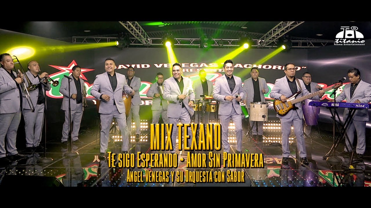 Ángel Venegas y su Orquesta con Sabor - Mix Texano (Official Video)
