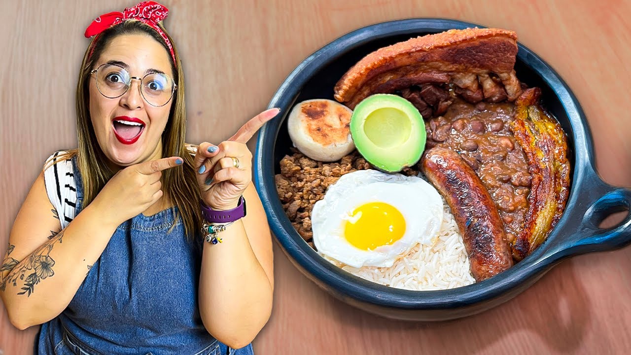 ¡La Mejor Receta de Bandeja Paisa Colombiana! Un Plato Típico y Delicioso 🇨🇴🍽️