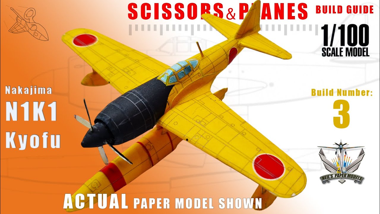 KAWANISHI - N1K1 KYOFU -  SCISSORS & PLANE MODELS
