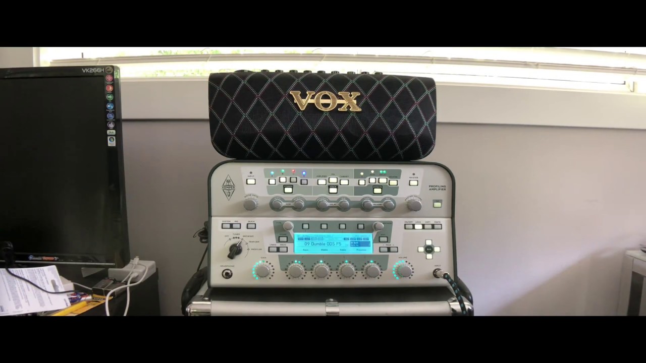 Kemper through Katana Air vs TH10 vs Vox Adio Air