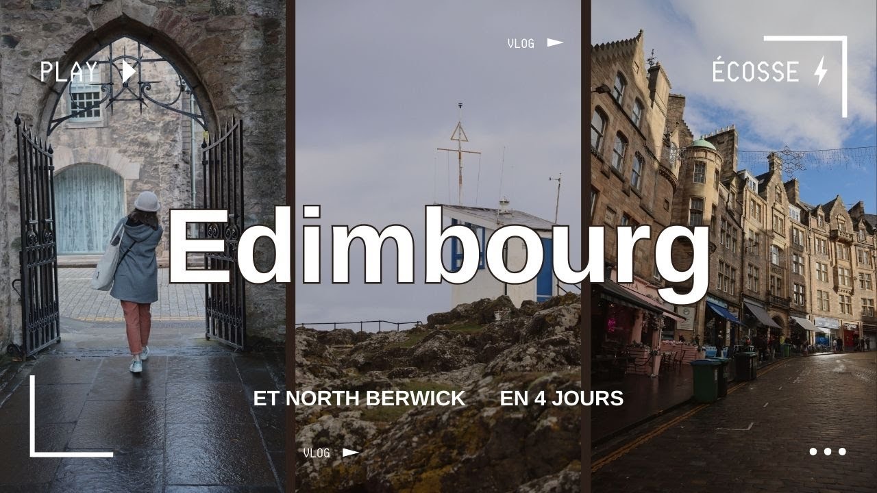 Vlog à Edimbourg : 3 jours en Écosse en hiver