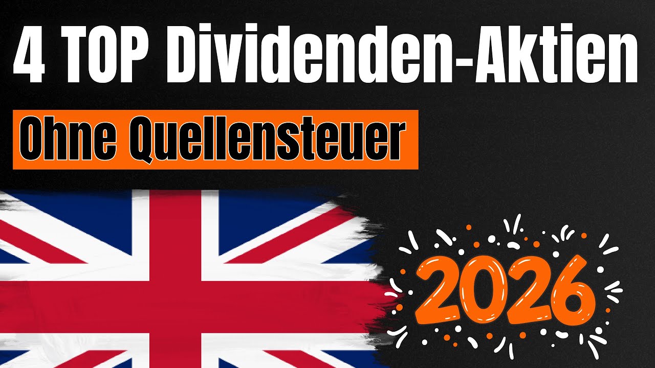 Diese 4 britischen Aktien zahlen dir verlässlich Dividende (OHNE Quellensteuer)