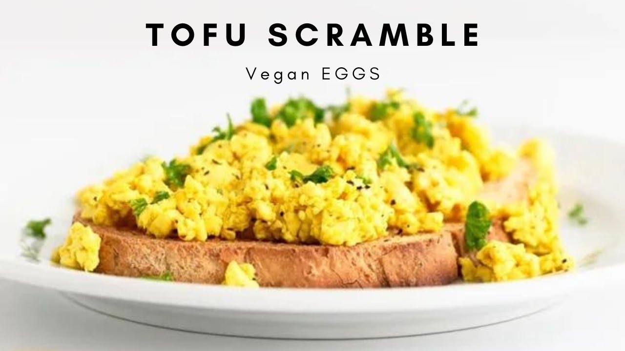 VEGAN EGGS / TOFU Scramble #scrambledegg #tofuscramble
