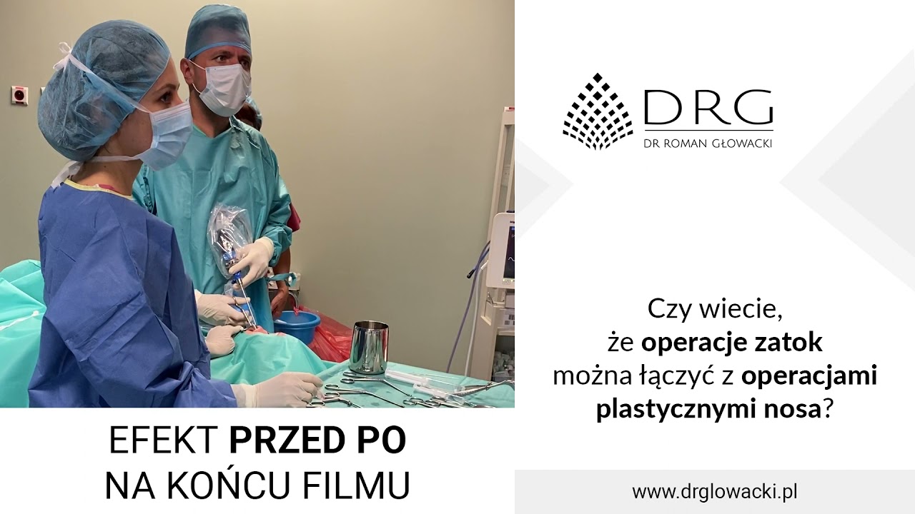 Czy wiecie, że można połączyć operacyjne leczenie zatok z plastyką nosa?