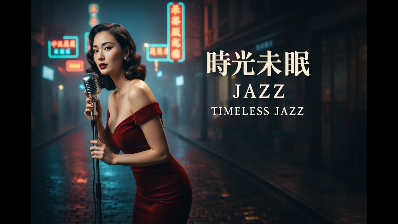 《時光未眠》第十二輯：深夜慵懶爵士：危險名伶的深夜私語 💋 1940s 上海黑色電影爵士 | 迷霧、黑膠、禁忌的藍調 (1.5 Hours Dark & Sultry Jazz)
