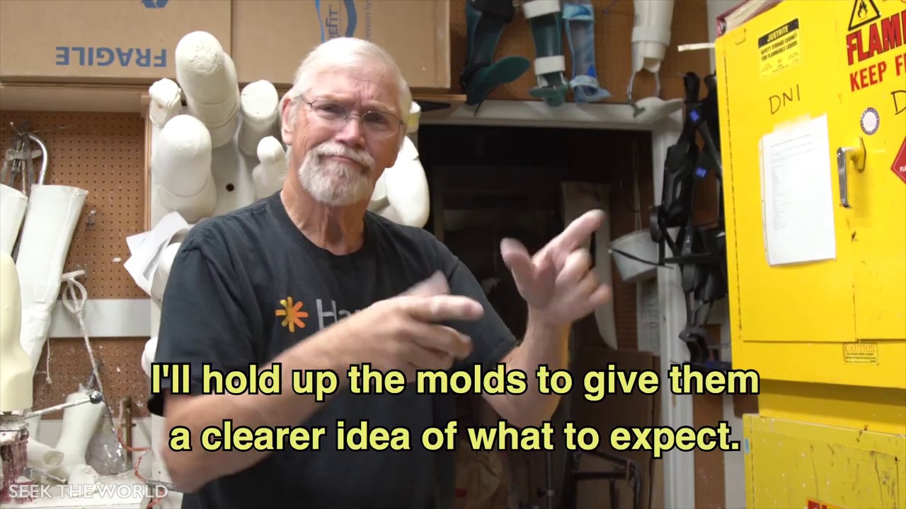 Robert Morgan is a Deaf Prosthetics Maker!