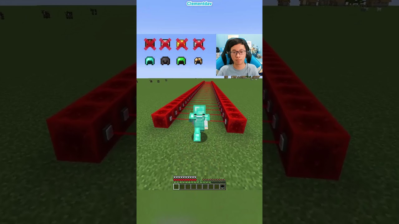 Minecraft Every Armor VS Laser はいよろこんで