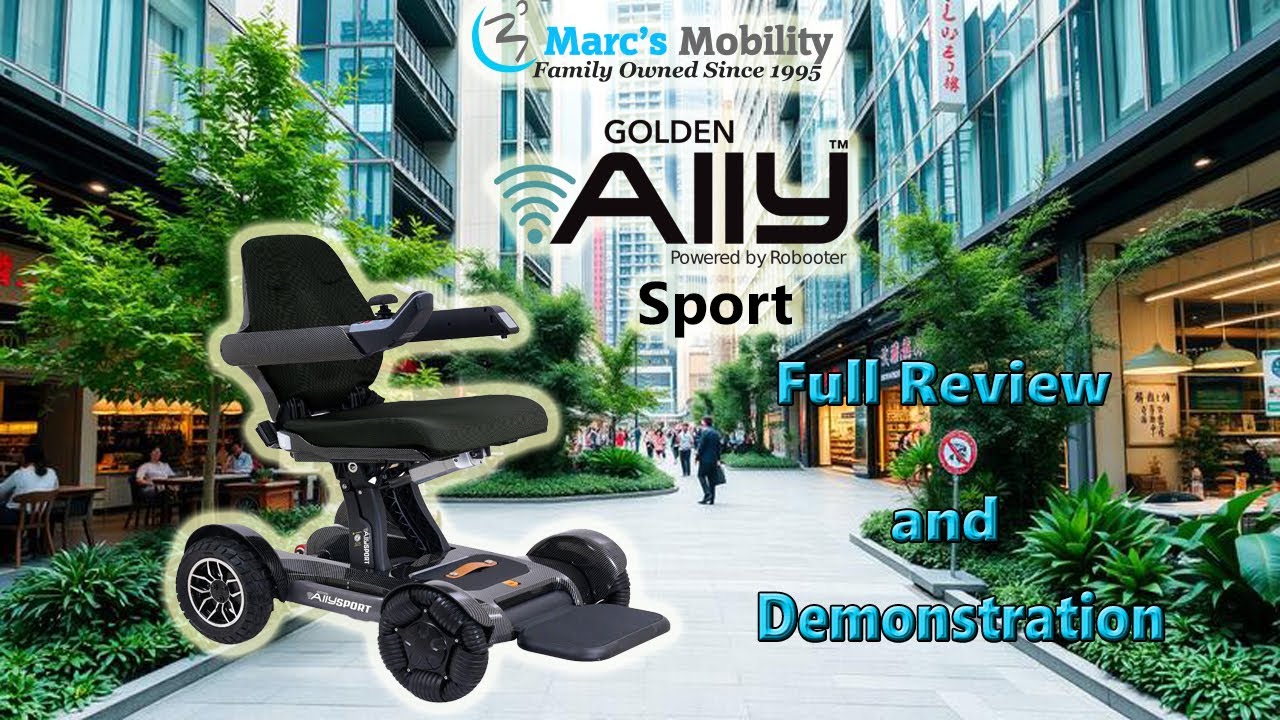 Golden Ally Sport (Robooter X40) Automatic Folding Remote Controlled Powerchair - Full Review
