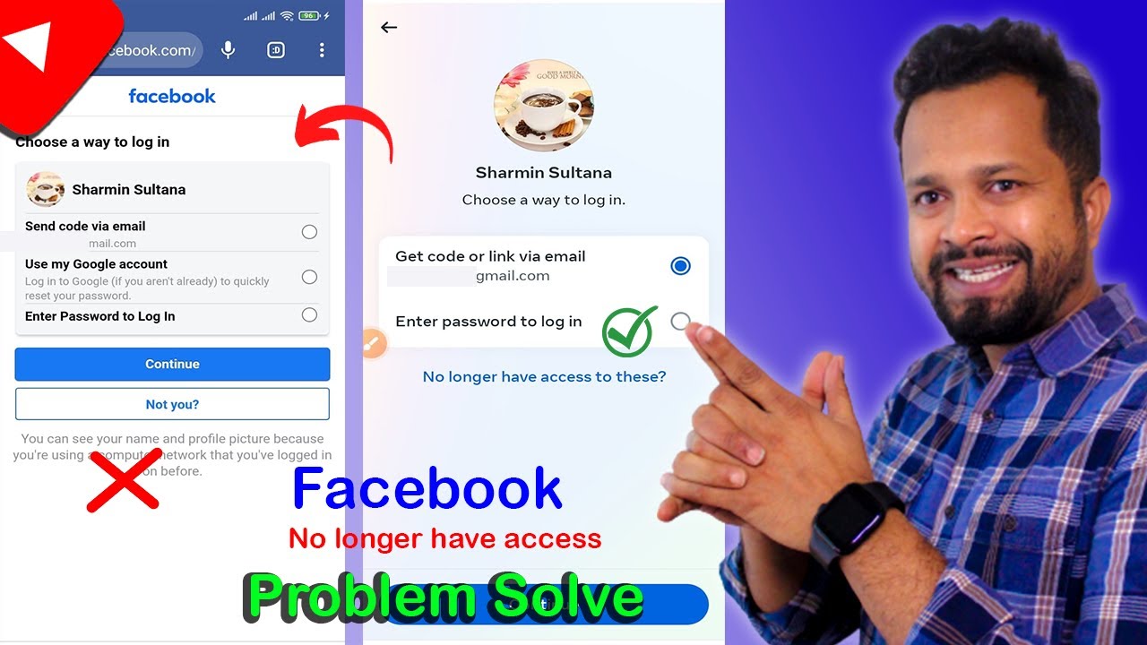 No longer have access to these option not showing problem solve | Facebook hacked recovery 2024