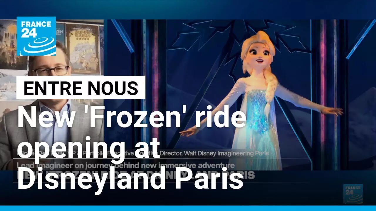 Lead Imagineer on the new 'Frozen' ride at Disneyland Paris &bull; FRANCE 24 English