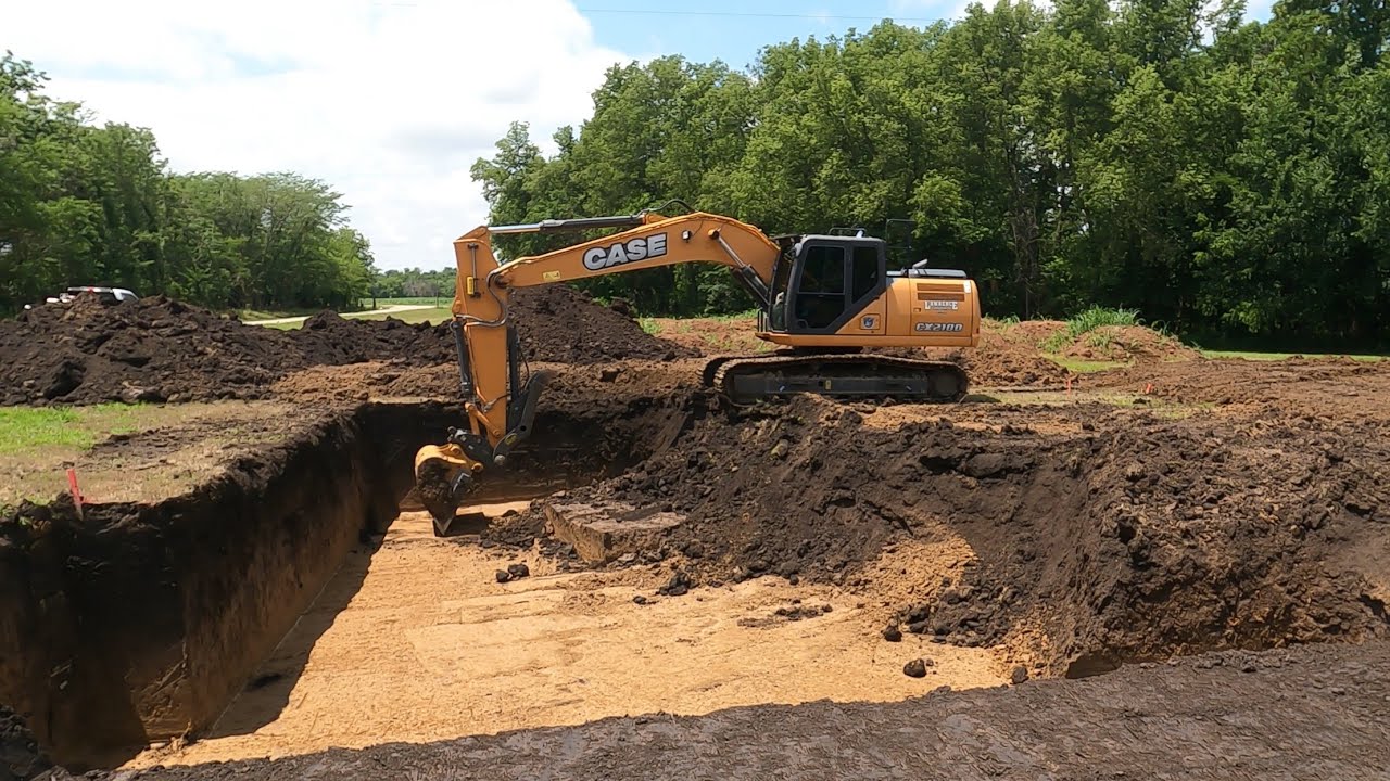 Basement Dig with the CaseCX210D!!