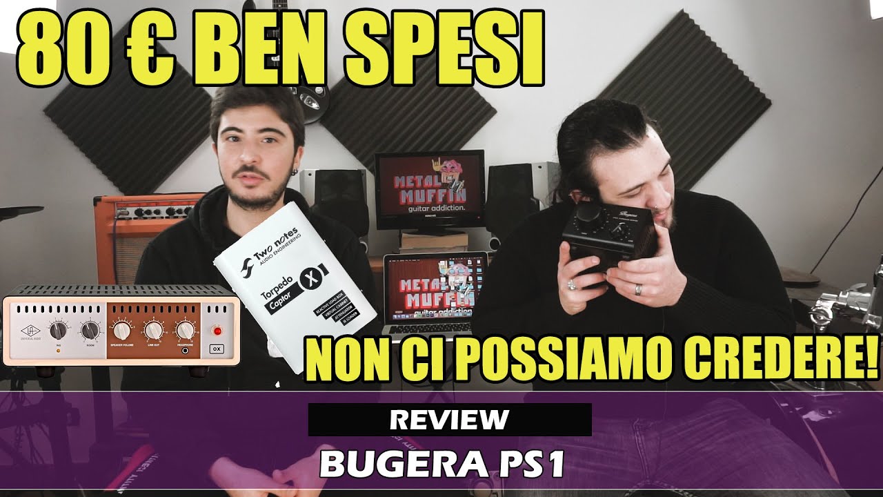 Registrare l'ampli per chitarra senza microfono? &bull; Bugera PS1 review | Attenuatore resistivo