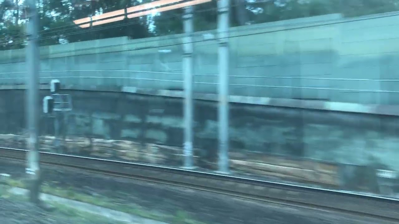Mariyung D set train ride from Hornsby to Epping express 