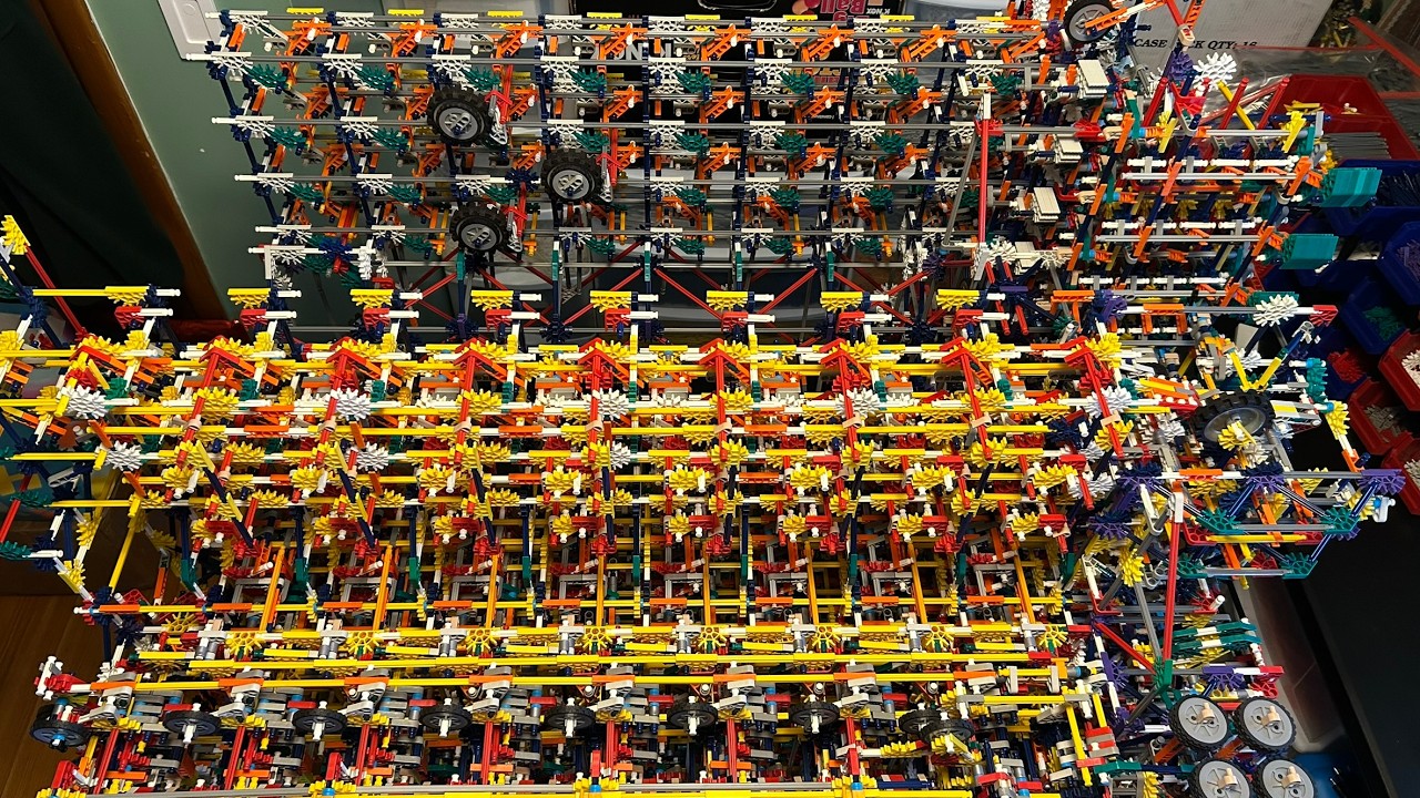 Механический 8-битный компьютер Knex (MechaDigit-1) — Обновление 3: ПЗУ, счетчик команд и переходы.