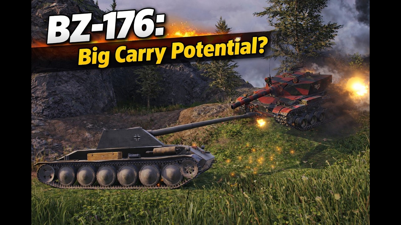BZ-176: Big Carry Potential? - World of Tanks Modern Armor Gameplay