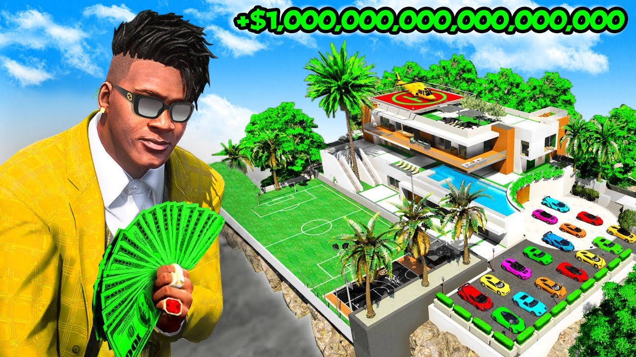 Franklin N&Acirc;NG CẤP NH&Agrave; SI&Ecirc;U TỶ PH&Uacute; Trong GTA 5!