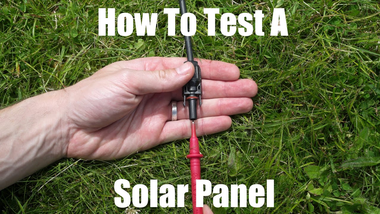Как проверить работоспособность солнечной панели с помощью мультиметра #shorts #solar