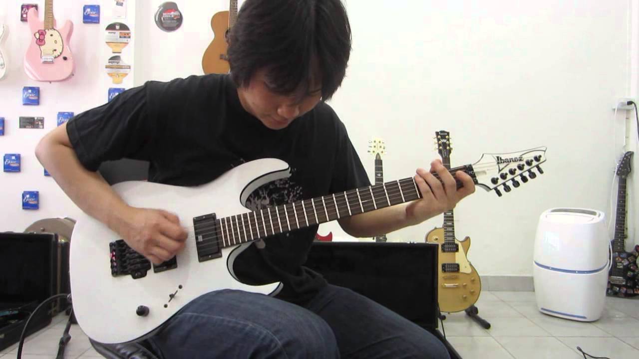 Ibanez MTM2 Guitar With Seymour Duncan AHB 3 Mick Thomson EMTY Pickup Drive Sound