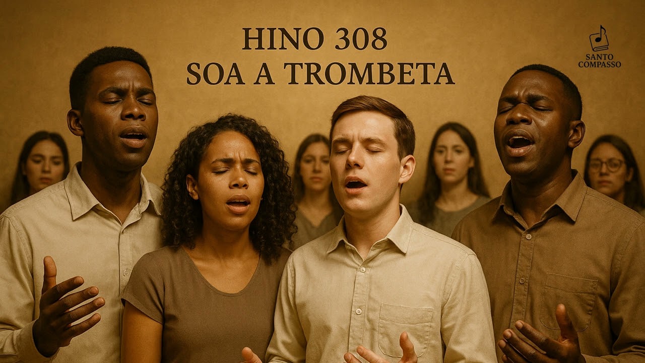 Hino 308 CCB - Soa a Trombeta (estilo Coral Americano)