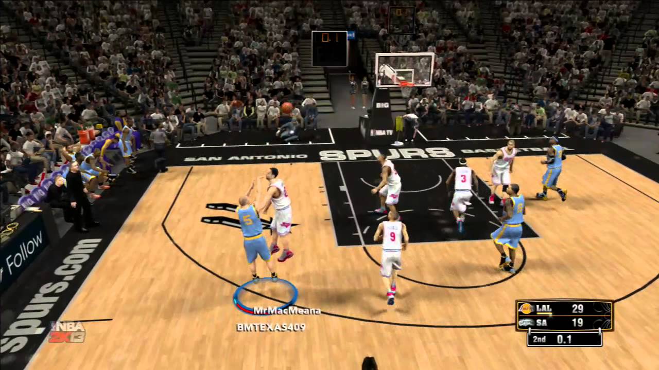 2K13 Lakers 55-41 Spurs