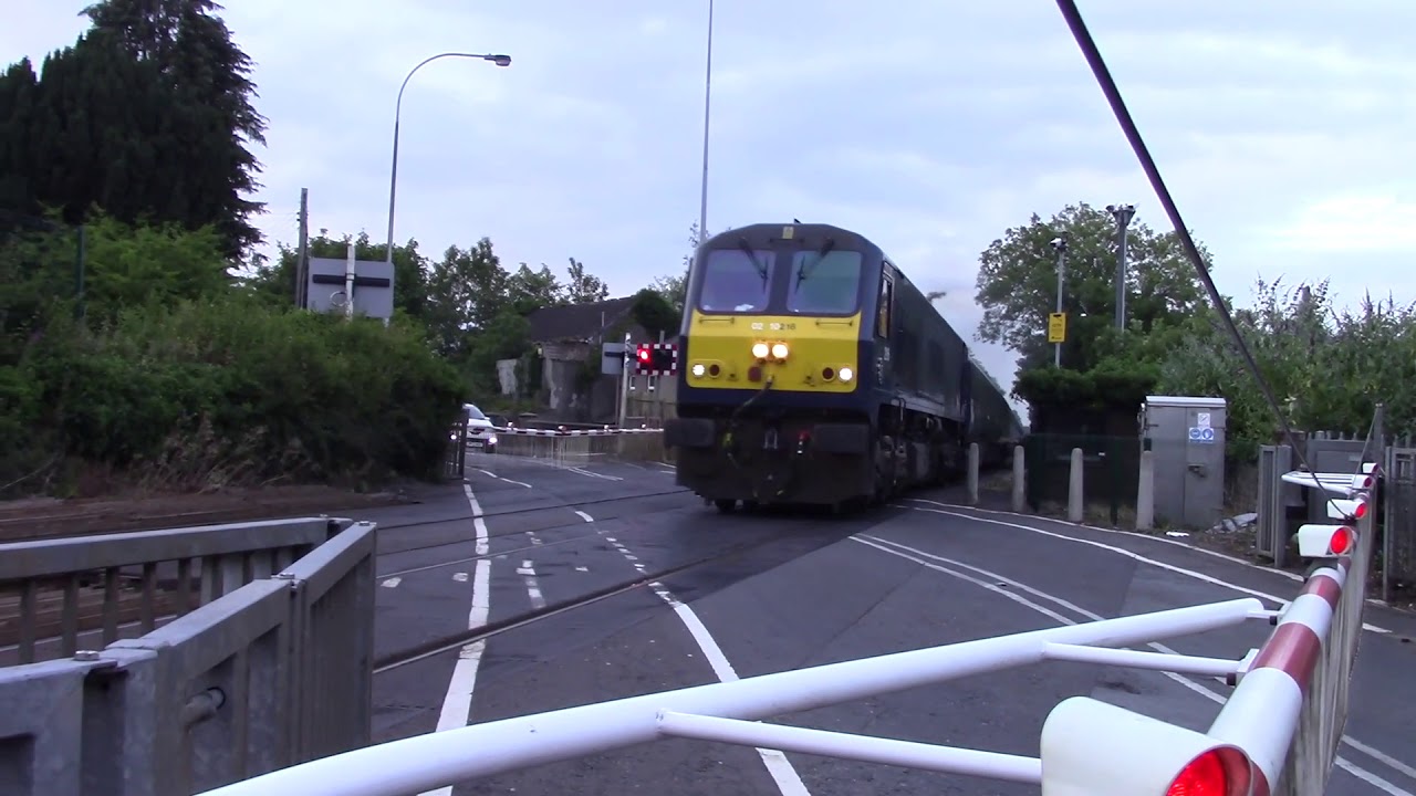 216 On the Belmond Grand Hibernian at Dunmurry Level Crossing 14/7/18